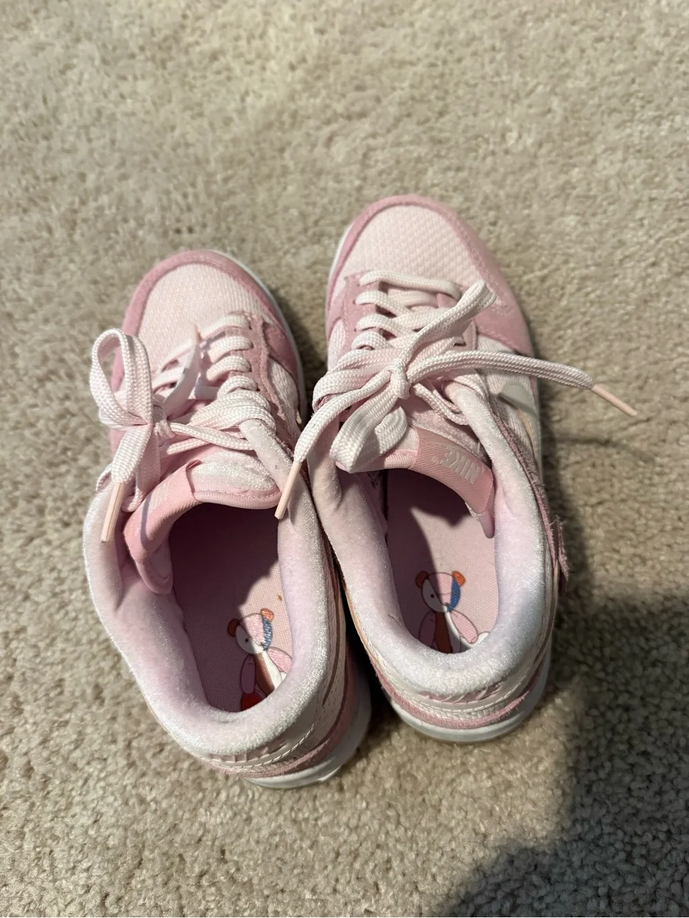 Teddy Bear Pink Nike Women’s Dunks